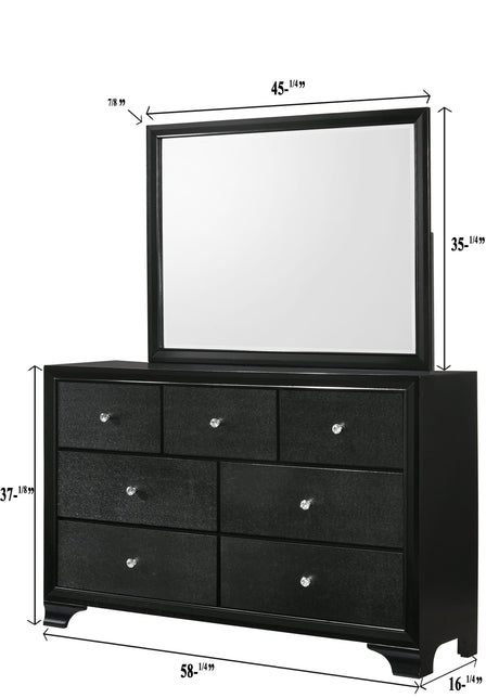 Micah Black Modern Contemporary LED Velvet Upholstered Tufted Twin Panel Bed - Ella Furniture