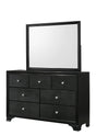 Micah Dresser Dark Finish, Bold And Glamorous, 7 Drawers - Ella Furniture