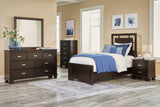 Covetown Dark Brown Contemporary Nightstand