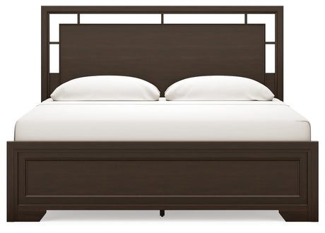 Covetown Dark Brown Panel Bedroom Set view 6