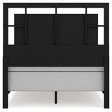 Covetown Full Dark Brown Panel Bed - Full Size