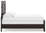 Covetown Full Dark Brown Panel Bed - Full Size