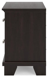 Covetown Dark Brown Contemporary Nightstand