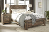 Trinell Brown Queen Panel Bed - Ella Furniture