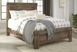 Trinell Brown Queen Panel Bed - Ella Furniture