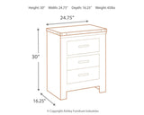 Trinell Brown Nightstand B446-92 - Ella Furniture