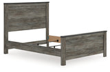 Frandern Black/Gray Queen Panel Bed