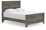 Frandern Black/Gray Queen Panel Bed