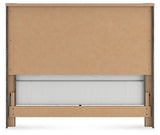 Frandern Black/Gray Queen Panel Bed
