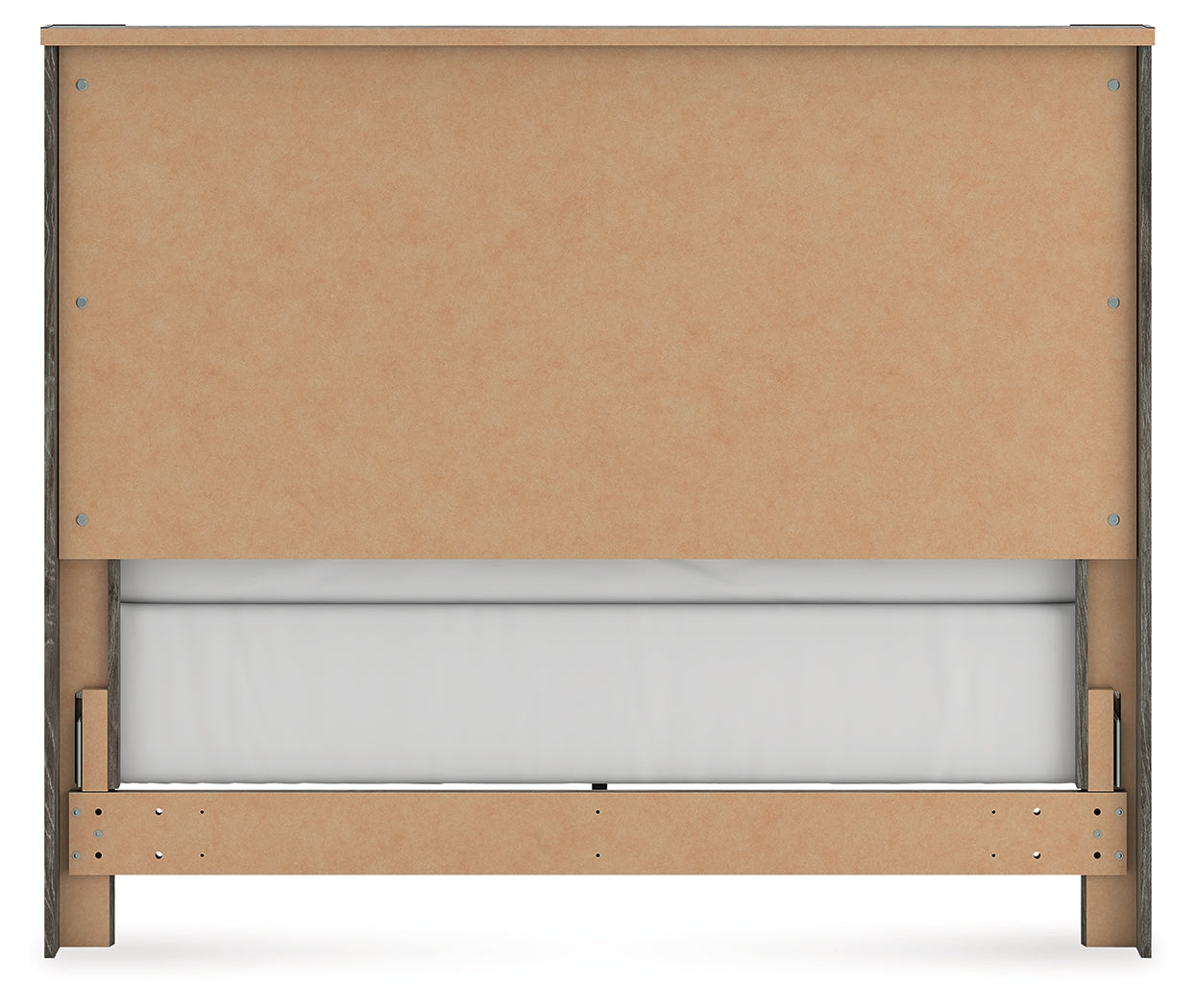 Frandern Black/Gray Queen Panel Bed