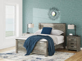 Frandern Black/Gray Queen Panel Bed