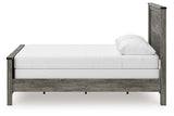 Frandern Black/Gray Queen Panel Bed
