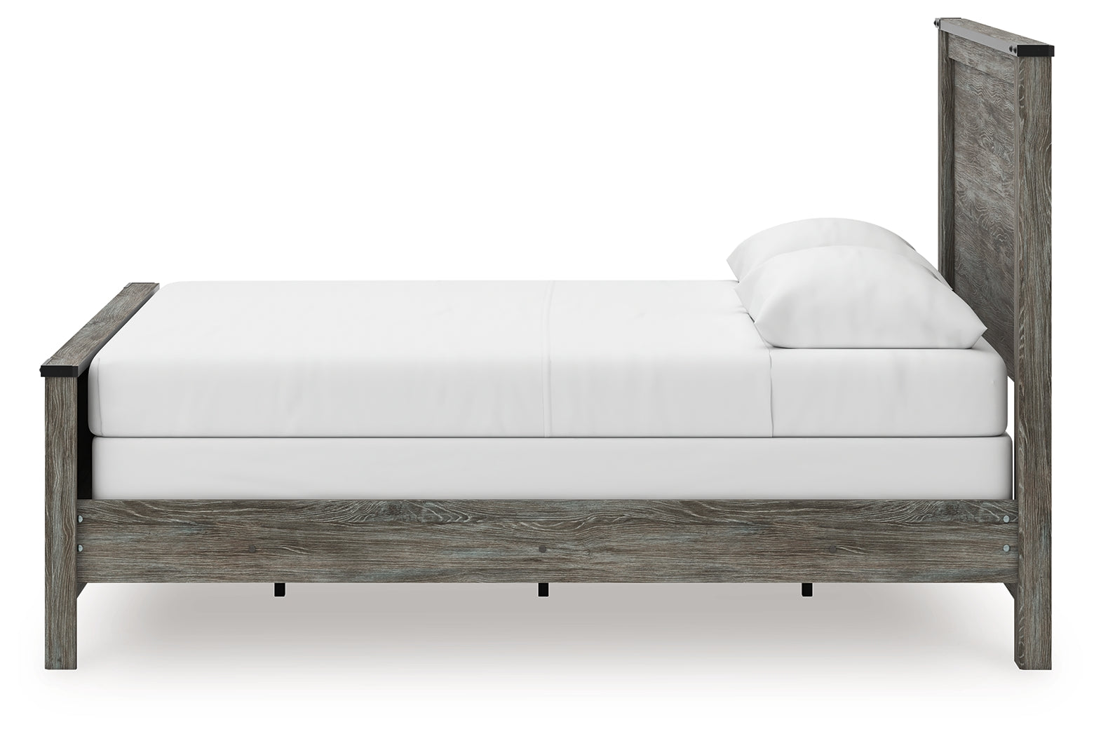 Frandern Black/Gray Queen Panel Bed