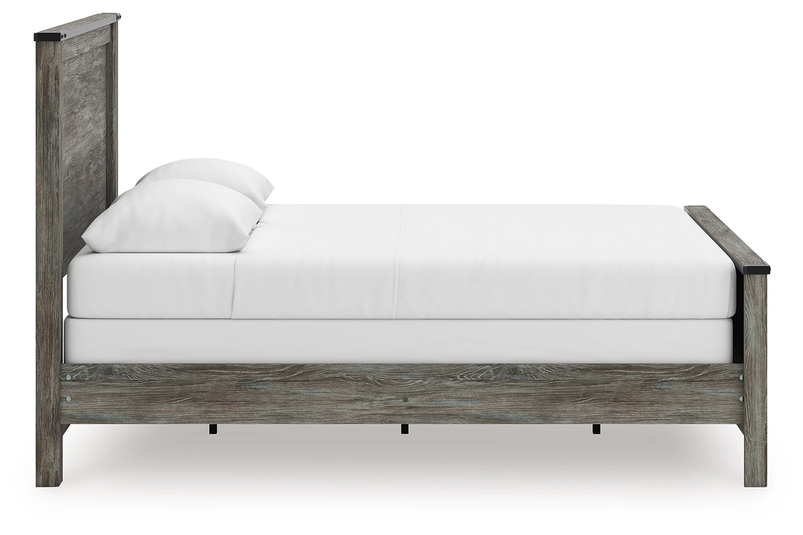 Frandern Black/Gray Queen Panel Bed