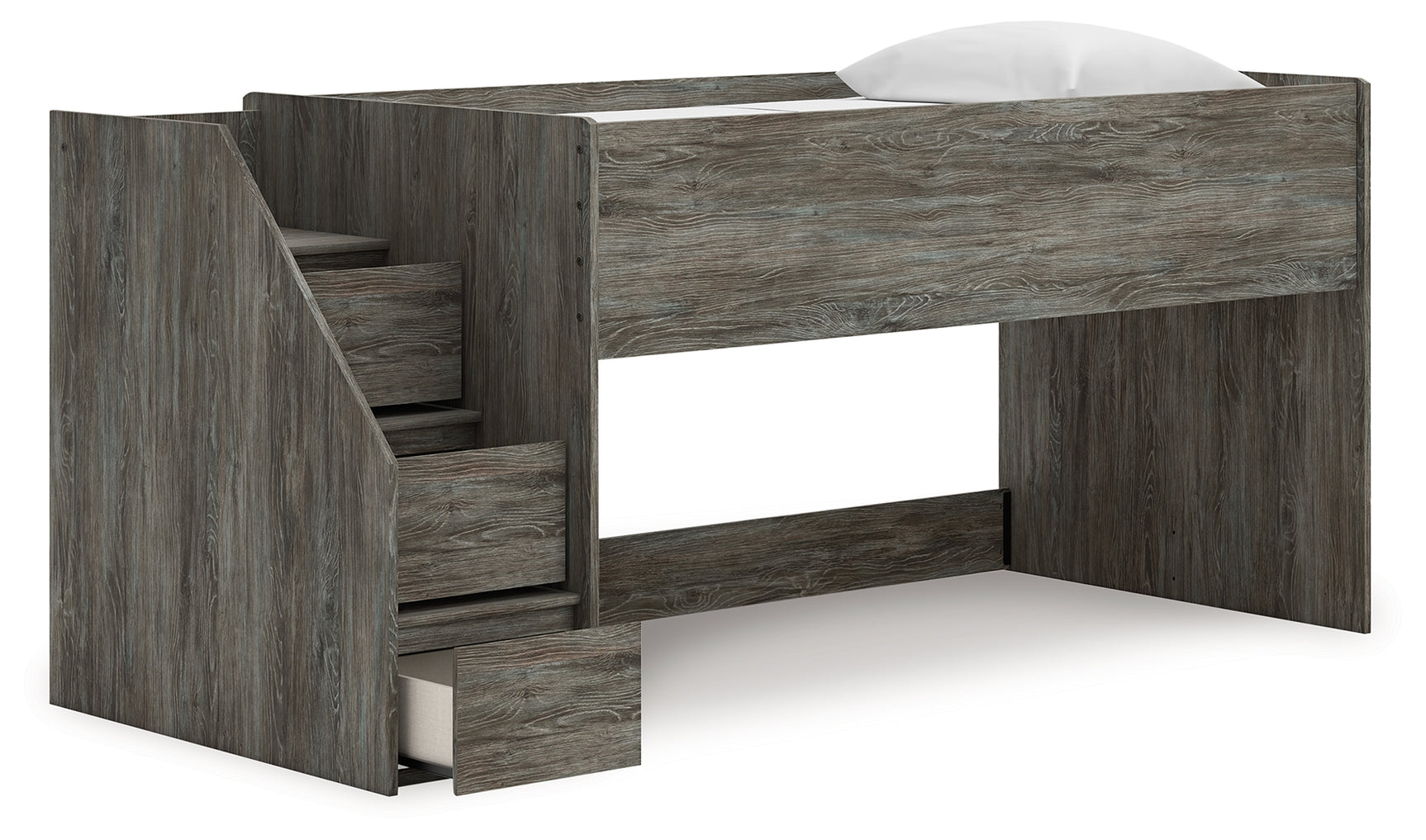 Frandern Gray Twin Loft Bed