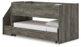 Frandern Gray Twin over Twin Loft Bed