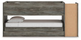 Frandern Gray Twin over Twin Loft Bed