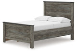 Frandern Black/Gray Full Panel Bed with Storage