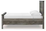 Frandern Black/Gray Full Panel Bed with Storage