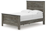 Frandern Black/Gray Full Panel Bed