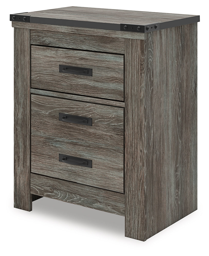 Frandern Gray Nightstand