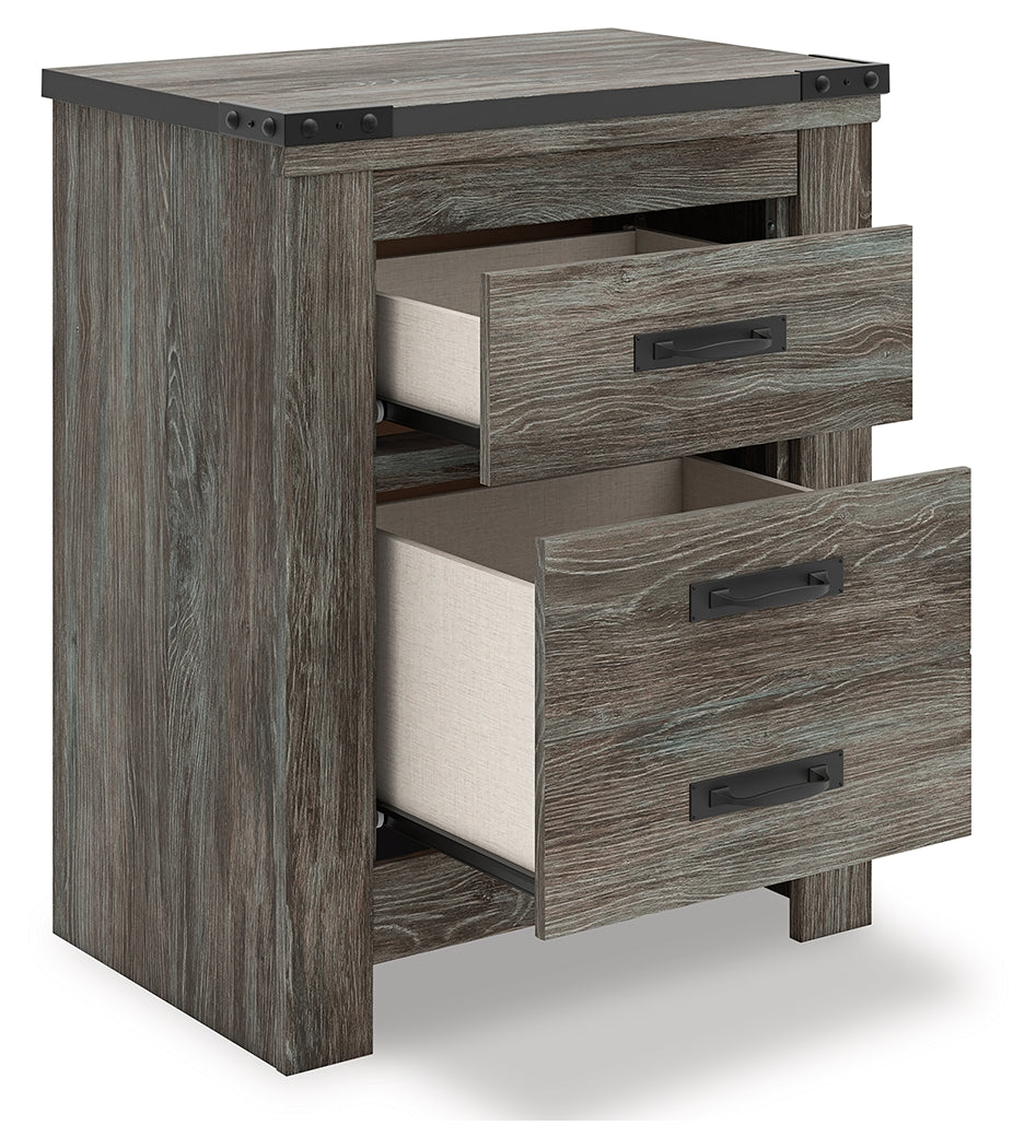 Frandern Gray Nightstand