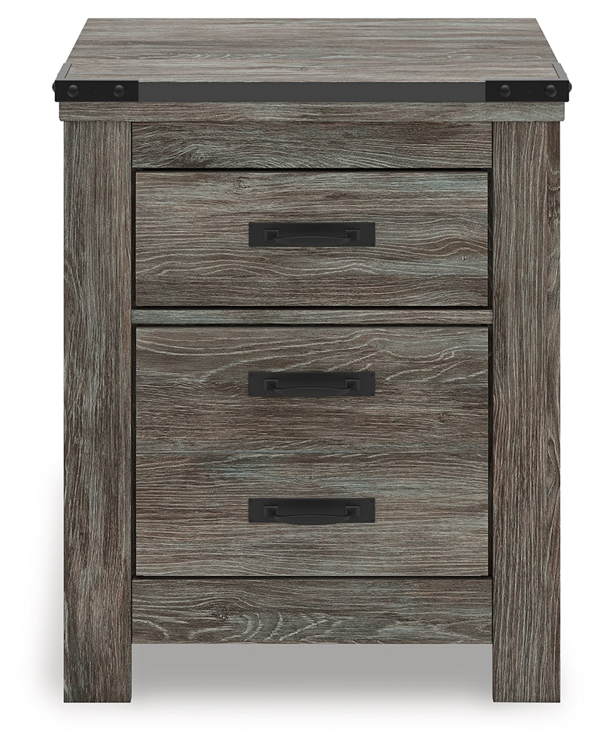 Frandern Gray Nightstand