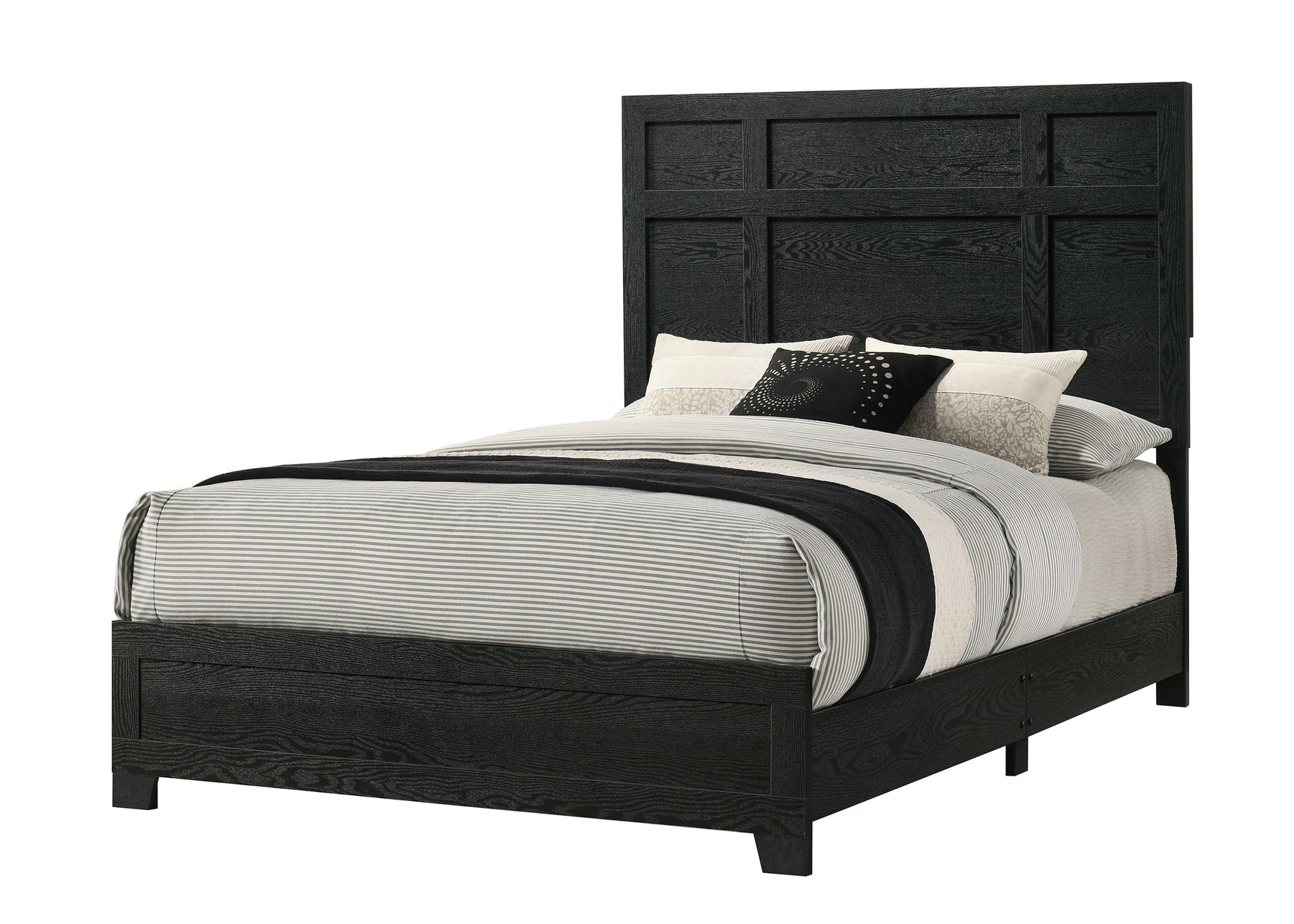 Cadence Black Panel Queen Bed