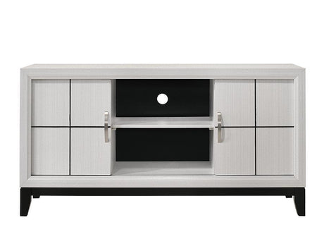 Akerson Chalk Classic And Traditional, Modern Wood Full Panel Bed - Ella Furniture