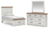 Savonport White/Brown Panel Storage Bedroom Set view 33