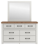 Savonport White/Brown Panel Storage Bedroom Set view 17