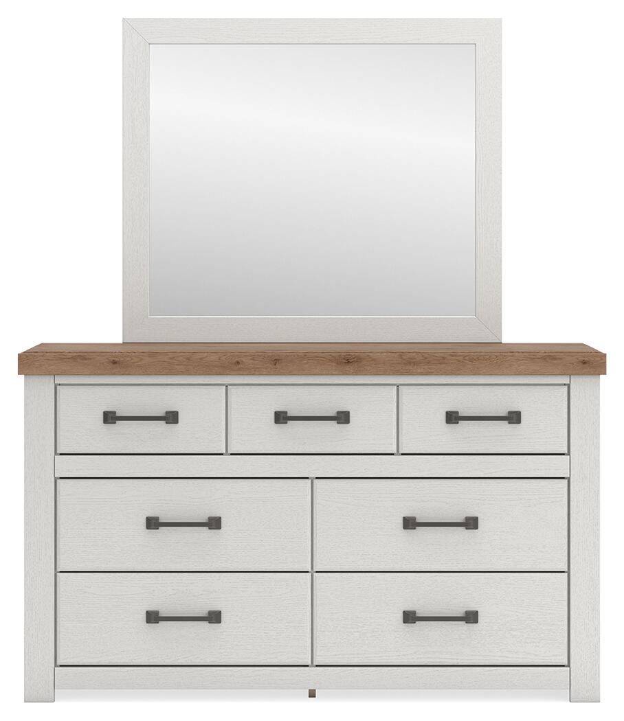 Savonport White/Brown Panel Storage Bedroom Set view 17