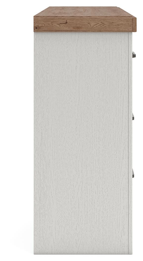 Savonport White/Brown Panel Storage Bedroom Set view 54
