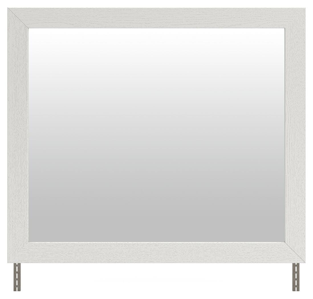 Savonport White Bedroom Mirror from Ella Furniture