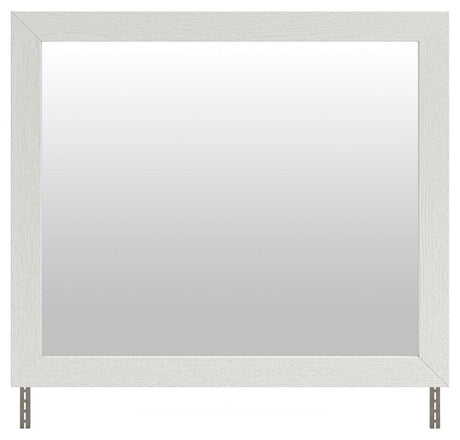 Savonport White Bedroom Mirror from Ella Furniture