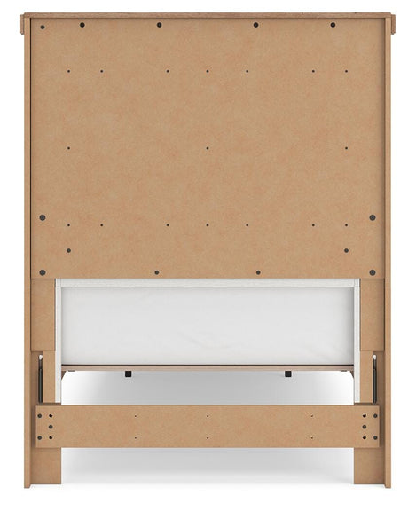 Savonport White/Brown Twin Panel Storage Bed view 9