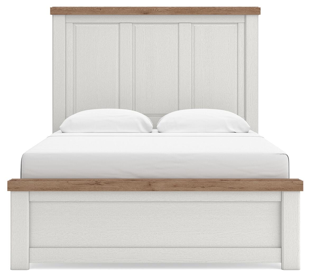 Savonport White/Brown Panel Bedroom Set view 15