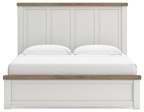 Savonport White/Brown Panel Bedroom Set view 52