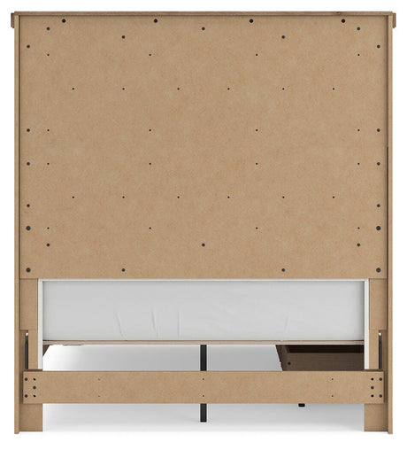 Savonport White/Brown Full Panel Bed with Storage view 9