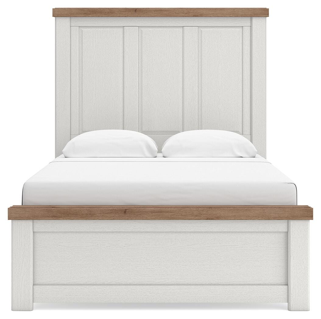 Savonport White/Brown Panel Bedroom Set view 44
