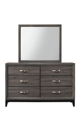 Akerson Gray Finish Wood Modern Rustic And Charm Panel Bedroom Set - Ella Furniture