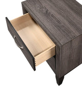 Akerson Gray Finish Wood Modern Rustic And Charm Panel Bedroom Set - Ella Furniture