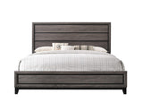 Akerson Gray Finish Wood Modern Rustic And Charm Panel Bedroom Set - Ella Furniture