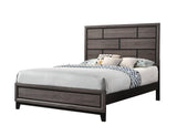 Akerson Gray Finish Wood Modern Rustic And Charm Panel Bedroom Set - Ella Furniture