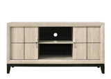Akerson Driftwood Finish Wood Modern Rustic And Charm Queen Panel Bed - Ella Furniture
