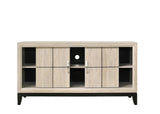 Akerson Driftwood Finish Wood Modern Rustic And Charm Queen Panel Bed - Ella Furniture