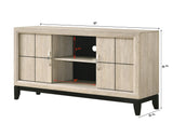 Akerson Dresser Drift Wood, Sleek Contemporary Wood, 6 Spacious Drawers - Ella Furniture