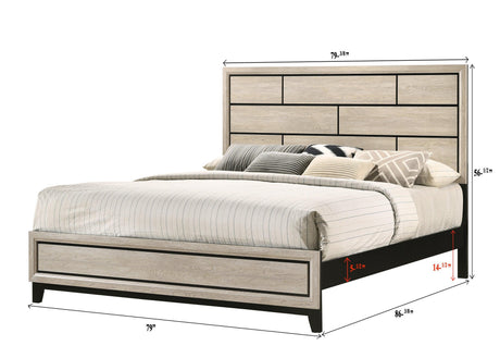 Akerson Dresser Drift Wood, Sleek Contemporary Wood, 6 Spacious Drawers - Ella Furniture