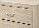 Akerson Driftwood Finish Wood Modern Rustic And Charm Panel Bedroom Set - Ella Furniture