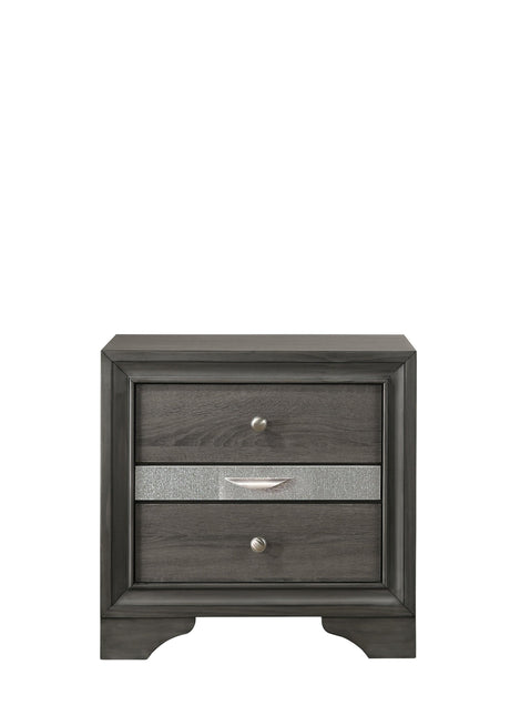 Regata Grey Finish Modern Tv Stand, Entertainment Cabinet, Contemporary Style, Media Console With Wood Finish And Wood Legs with Storage Doors for Living Room - Ella Furniture